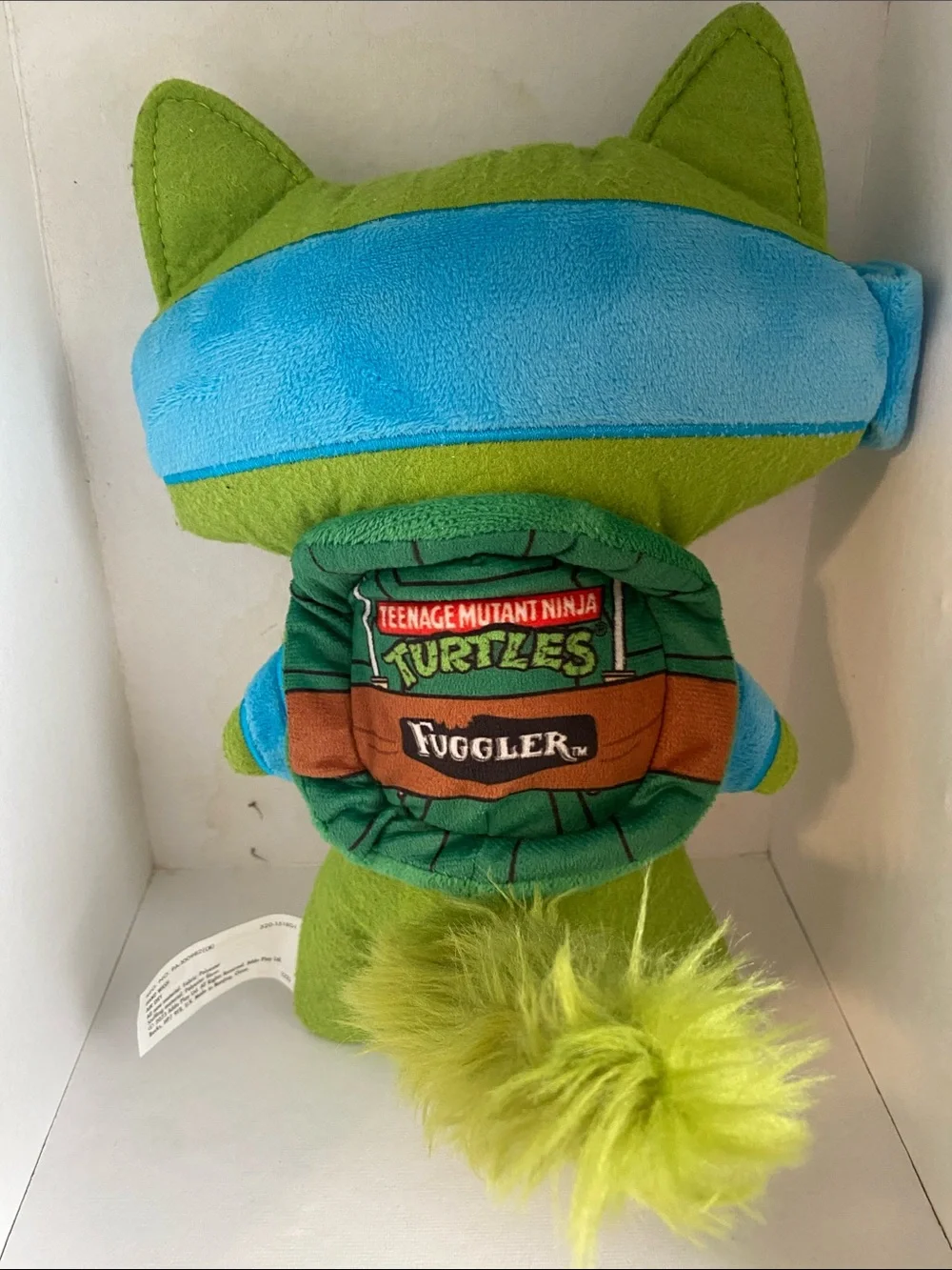 Fuggler Teenage Mutant Ninja Turtle Green & Blue Nickelodeon Plush Toy